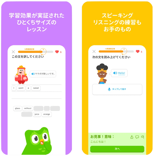 デュオリンゴ・アプリ画像